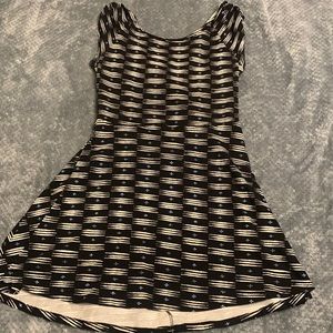 Black sundress with cross cross back